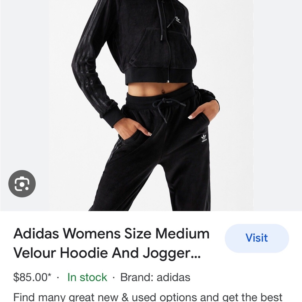 Gorgeous Adidas Velour Tracksuit
